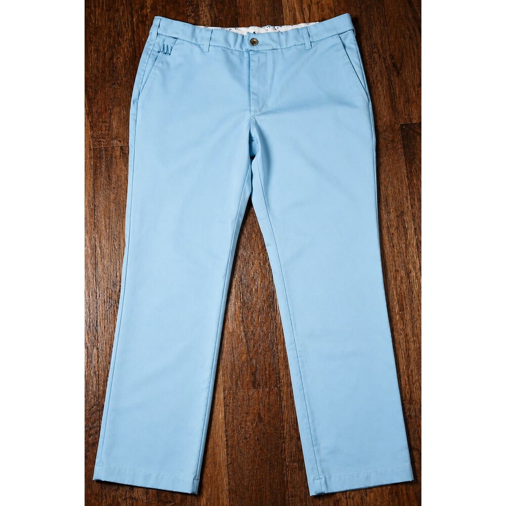 ROYAL & AWESOME GOLF PANTS MENS 34X32 PASTEL BLUE PERFORMANCE